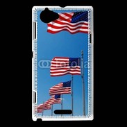 Coque Sony Xperia L Drapeaux USA
