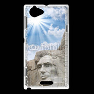 Coque Sony Xperia L Monument USA Roosevelt et Lincoln