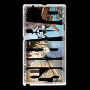 Coque Sony Xperia L Paris en lettres
