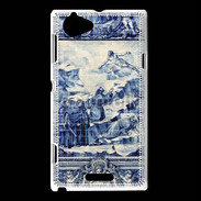 Coque Sony Xperia L Azulejos