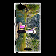 Coque Sony Xperia L Promenade en barque Vietnam