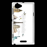 Coque Sony Xperia L Tour du monde 3