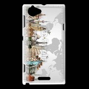 Coque Sony Xperia L Tour du monde 4