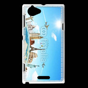 Coque Sony Xperia L Tour du monde 7