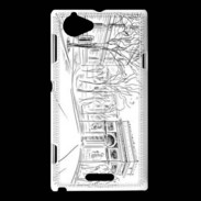 Coque Sony Xperia L Dessin Arc de Triomphe Paris