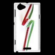 Coque Sony Xperia L Ruban italien