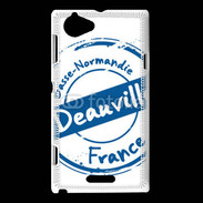 Coque Sony Xperia L Logo Deauville