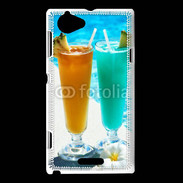 Coque Sony Xperia L Cocktail piscine