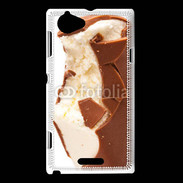 Coque Sony Xperia L Glace croquée