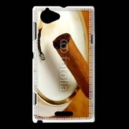 Coque Sony Xperia L Plaisir du cigarre