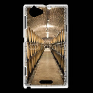 Coque Sony Xperia L Cave tonneaux de vin