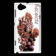 Coque Sony Xperia L Amour de chocolat