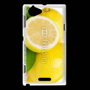 Coque Sony Xperia L Citron jaune