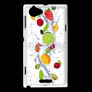 Coque Sony Xperia L Fruits frais en folie
