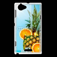 Coque Sony Xperia L Cocktail d'ananas
