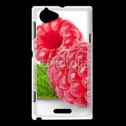 Coque Sony Xperia L Belles framboises