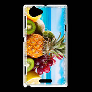 Coque Sony Xperia L Fruits frais sur la plage