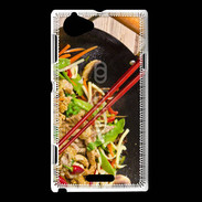 Coque Sony Xperia L Cuisine asie Wok