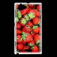 Coque Sony Xperia L J'adore les fraises