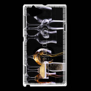 Coque Sony Xperia L Verres vides, verres pleins