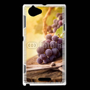 Coque Sony Xperia L Grappe de raisin