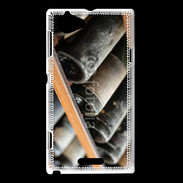 Coque Sony Xperia L Vieilles bouteilles de vin 2