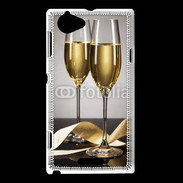 Coque Sony Xperia L Coupes de champagne 3