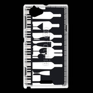 Coque Sony Xperia L Piano Bar