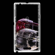 Coque Sony Xperia L Vin blanc et vin rouge