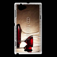 Coque Sony Xperia L Vin rouge 7