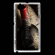 Coque Sony Xperia L Vieille bouteille de vin