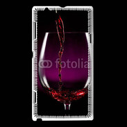 Coque Sony Xperia L Verre de vin rouge 3