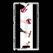 Coque Sony Xperia L Vin rouge !!