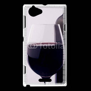 Coque Sony Xperia L Vin rouge 10