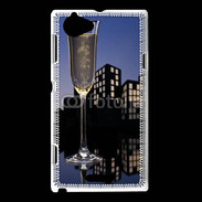 Coque Sony Xperia L Coupe de champagne