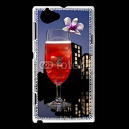 Coque Sony Xperia L Singapore sling cocktail