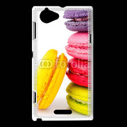 Coque Sony Xperia L Macarons empilés 20