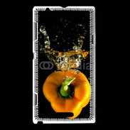 Coque Sony Xperia L Poivron jaune