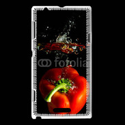 Coque Sony Xperia L Poivron rouge