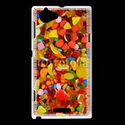 Coque Sony Xperia L Folie de bonbons 100