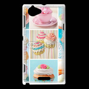 Coque Sony Xperia L Petites douceurs pastels