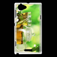 Coque Sony Xperia L Thé vert jasmin