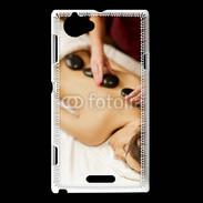 Coque Sony Xperia L Massage pierres chaudes