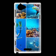 Coque Sony Xperia L Plongée sous-marine