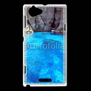 Coque Sony Xperia L Petite crique en Sicile