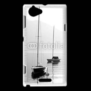Coque Sony Xperia L Bateau sur un lac