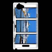 Coque Sony Xperia L Yacht sur écran