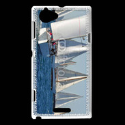 Coque Sony Xperia L Régate en mer