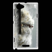 Coque Sony Xperia L tempête sur la cote