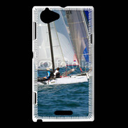 Coque Sony Xperia L Régate de bateaux